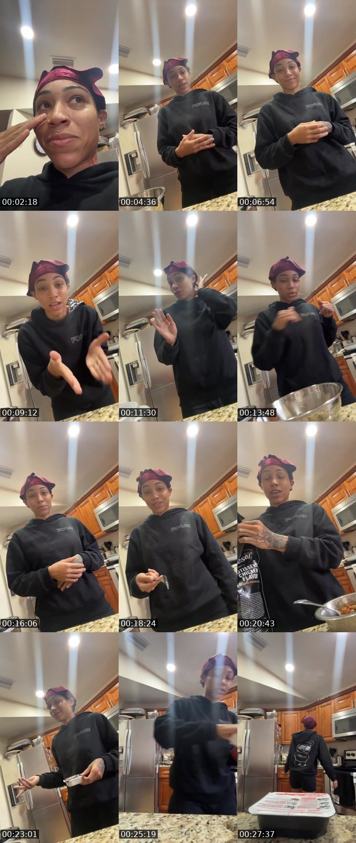 Contact-sheet preview of YooMama🦊🇯🇲🍒's Liveme recording