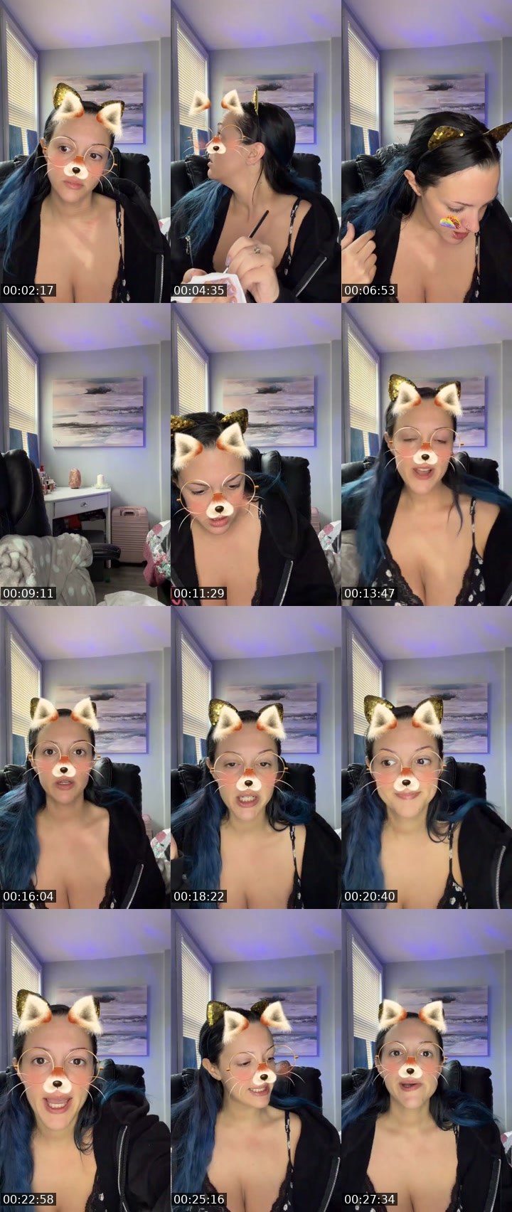 Contact-sheet preview of 😈 KRIS 😈's Liveme recording
