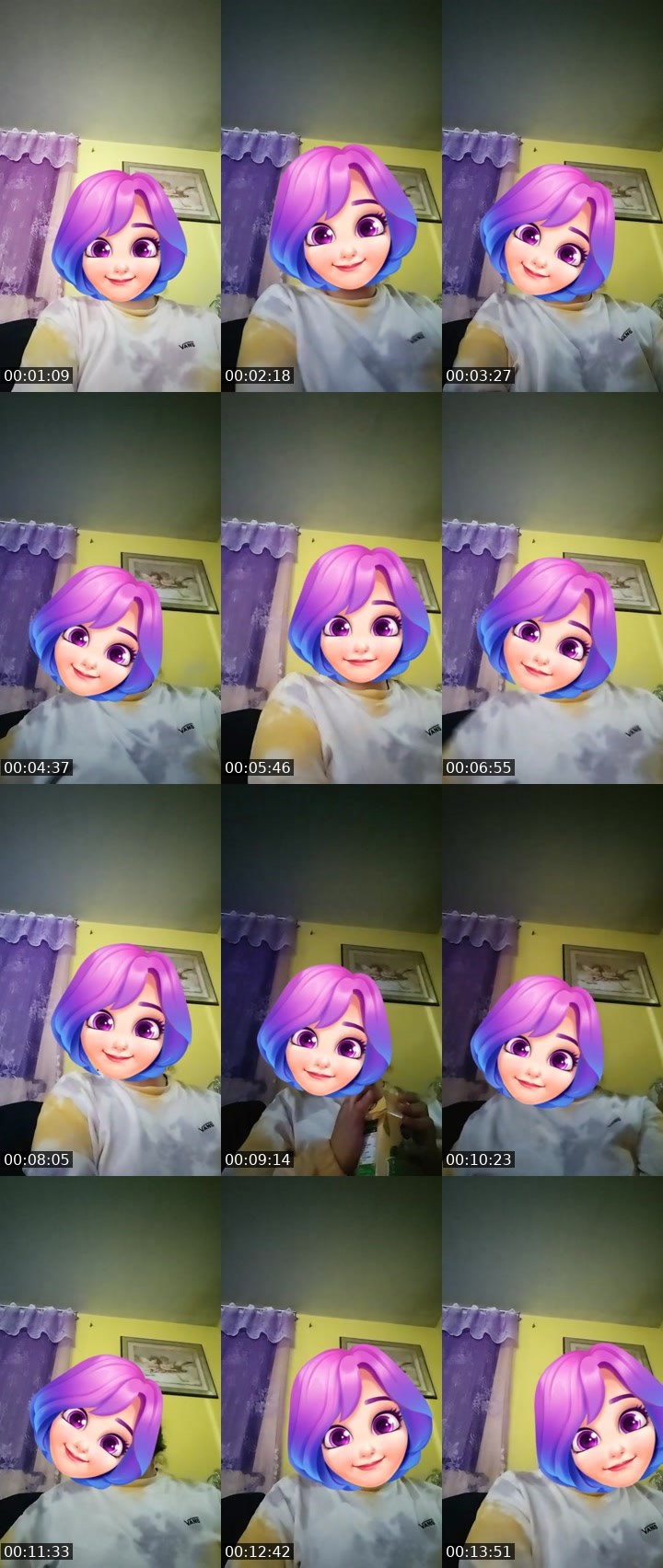 Contact-sheet preview of MICH ✨💕's Liveme recording
