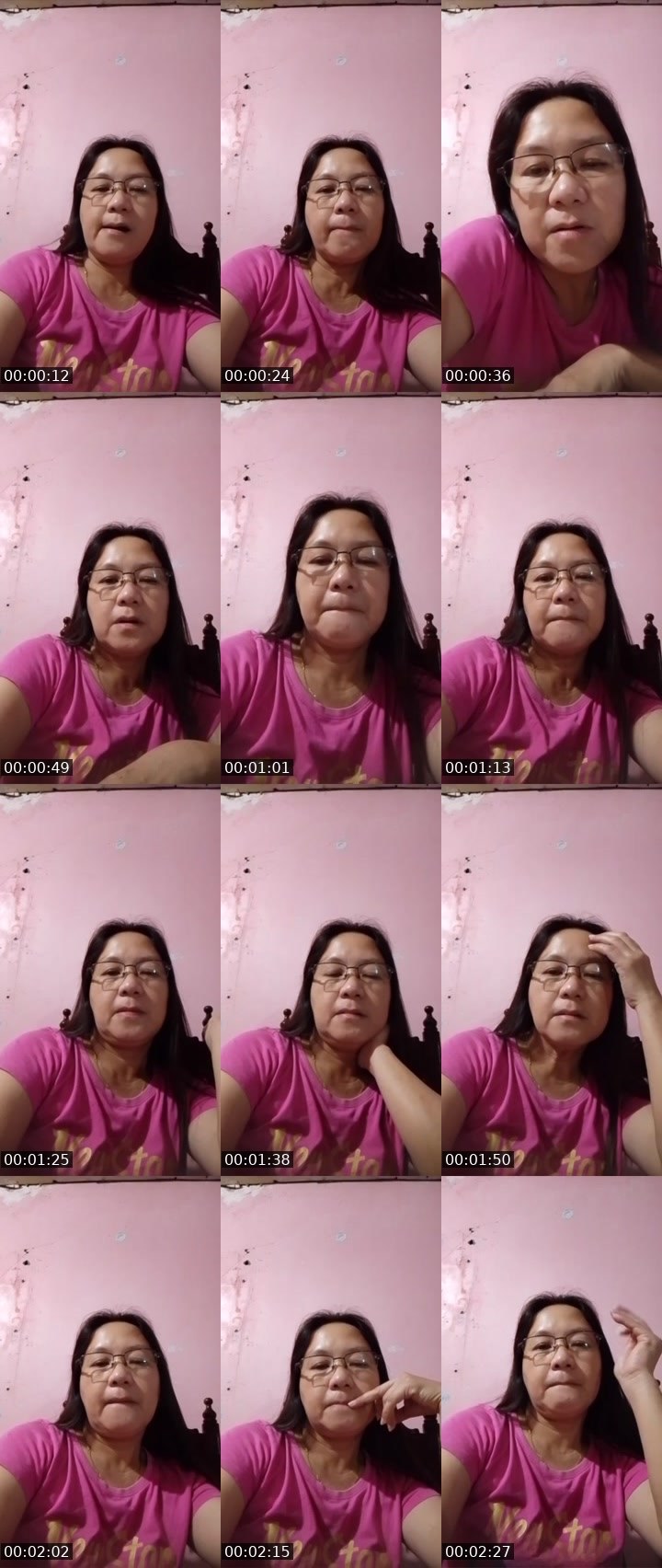 Contact-sheet preview of 🔴daisyyyy💤's Liveme recording