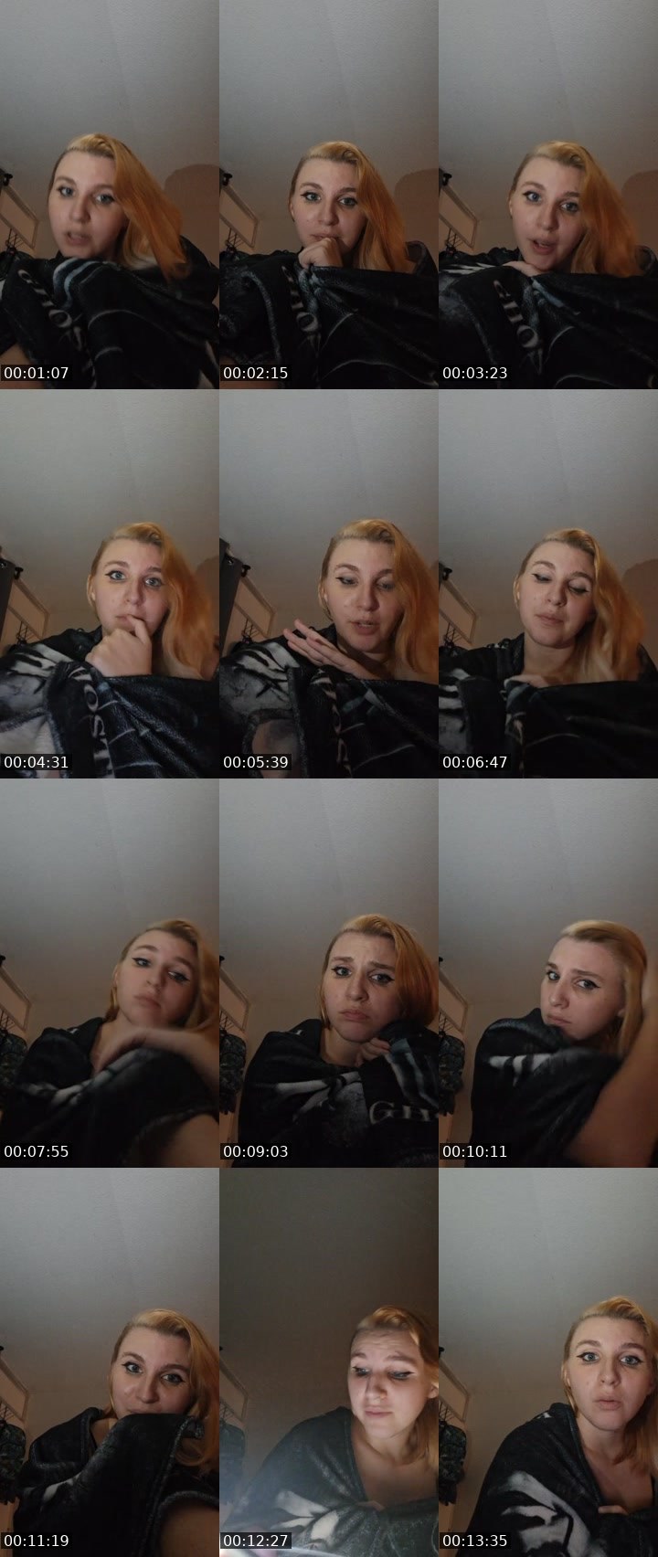 Contact-sheet preview of nikki😘's Liveme recording