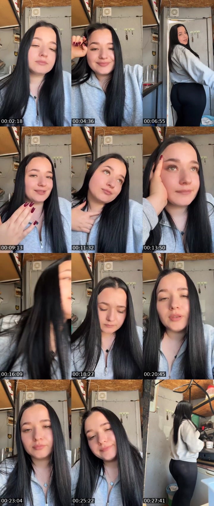 Contact-sheet preview of 𝓢𝓷𝓮𝓳𝓪💋's Liveme recording