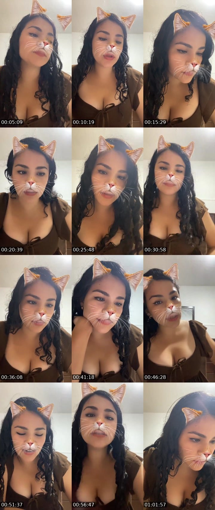 Contact-sheet preview of 🌐Paola🧸👻♥️'s Liveme recording