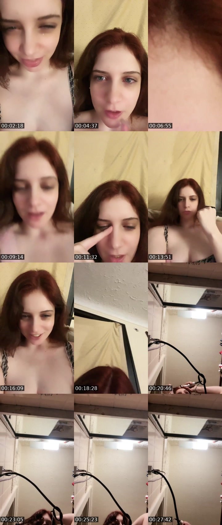 Contact-sheet preview of KITTYKITTEN❤️‍🔥❌🔱's Liveme recording