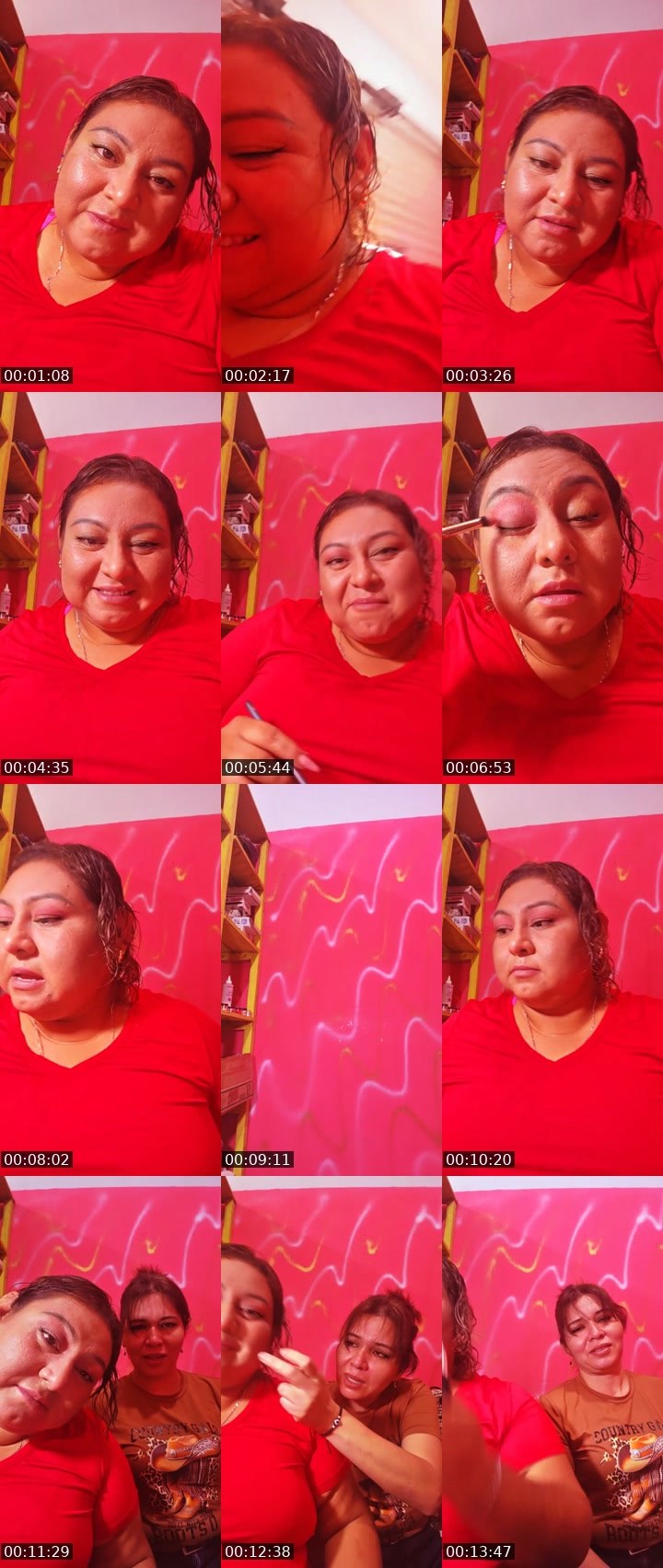 Contact-sheet preview of 🌐 Yobana 🦋's Liveme recording