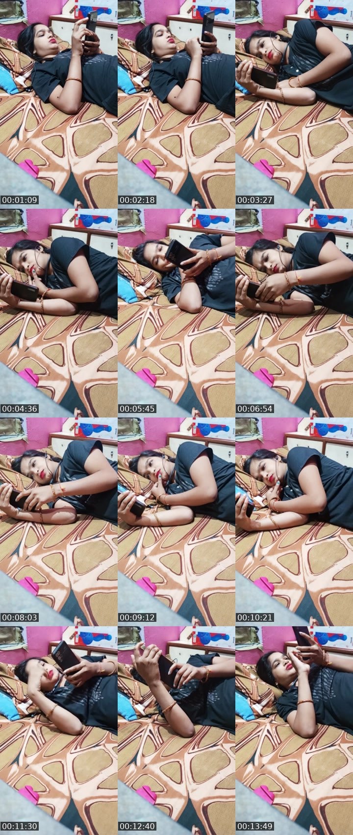 Contact-sheet preview of Nisha_100's Liveme recording