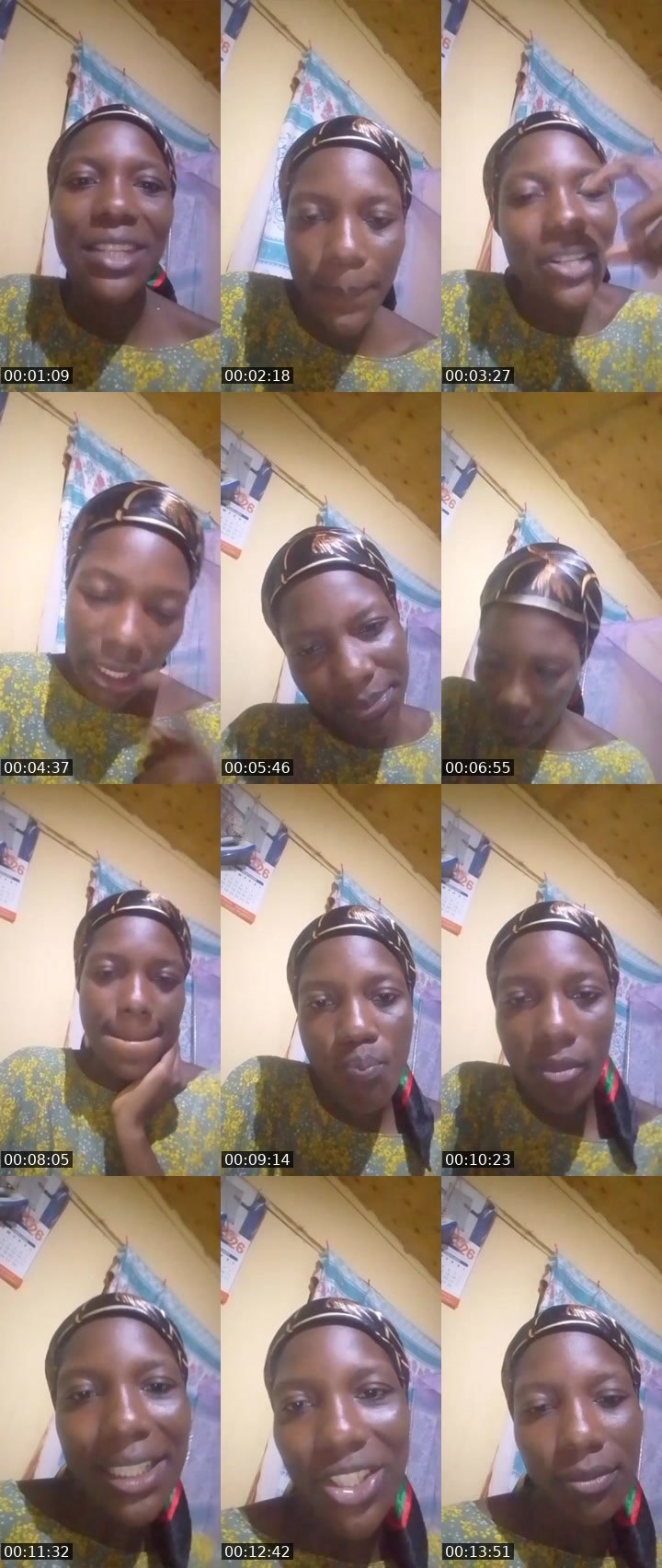 Contact-sheet preview of ramla sifa's Liveme recording