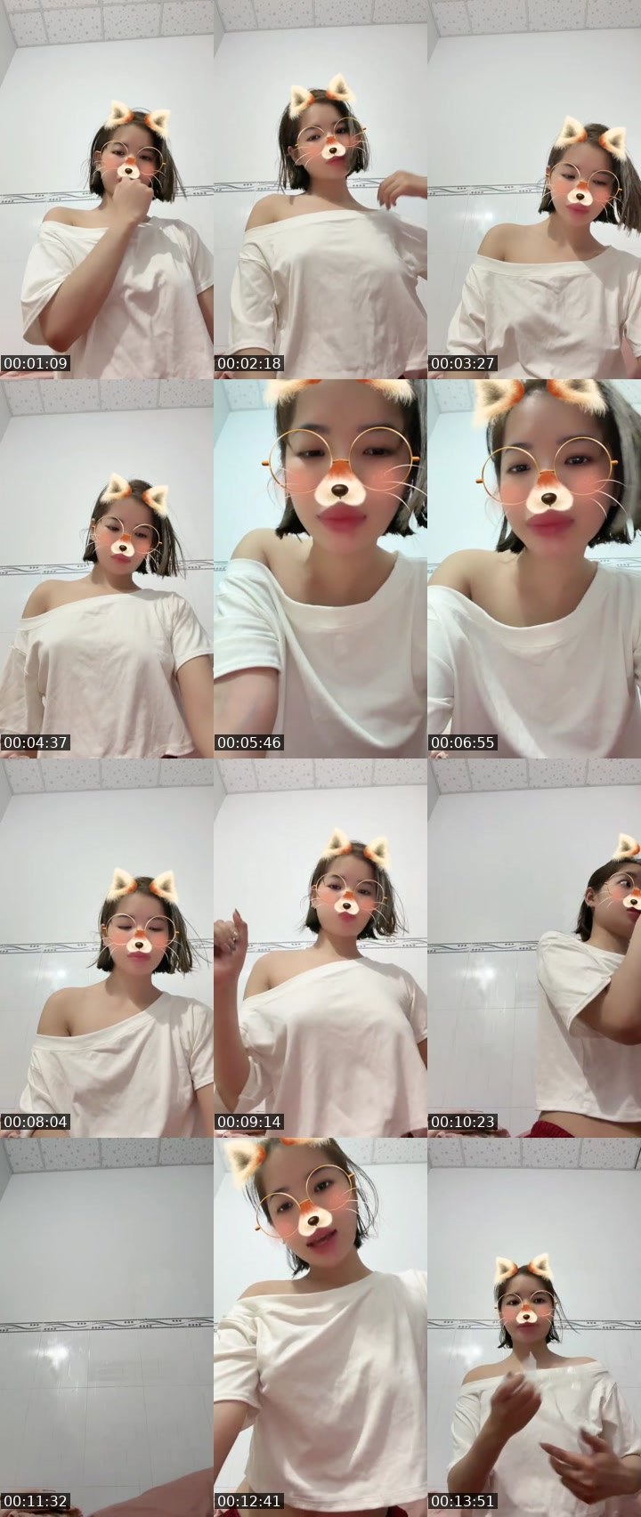 Contact-sheet preview of Kelly 🦋's Liveme recording