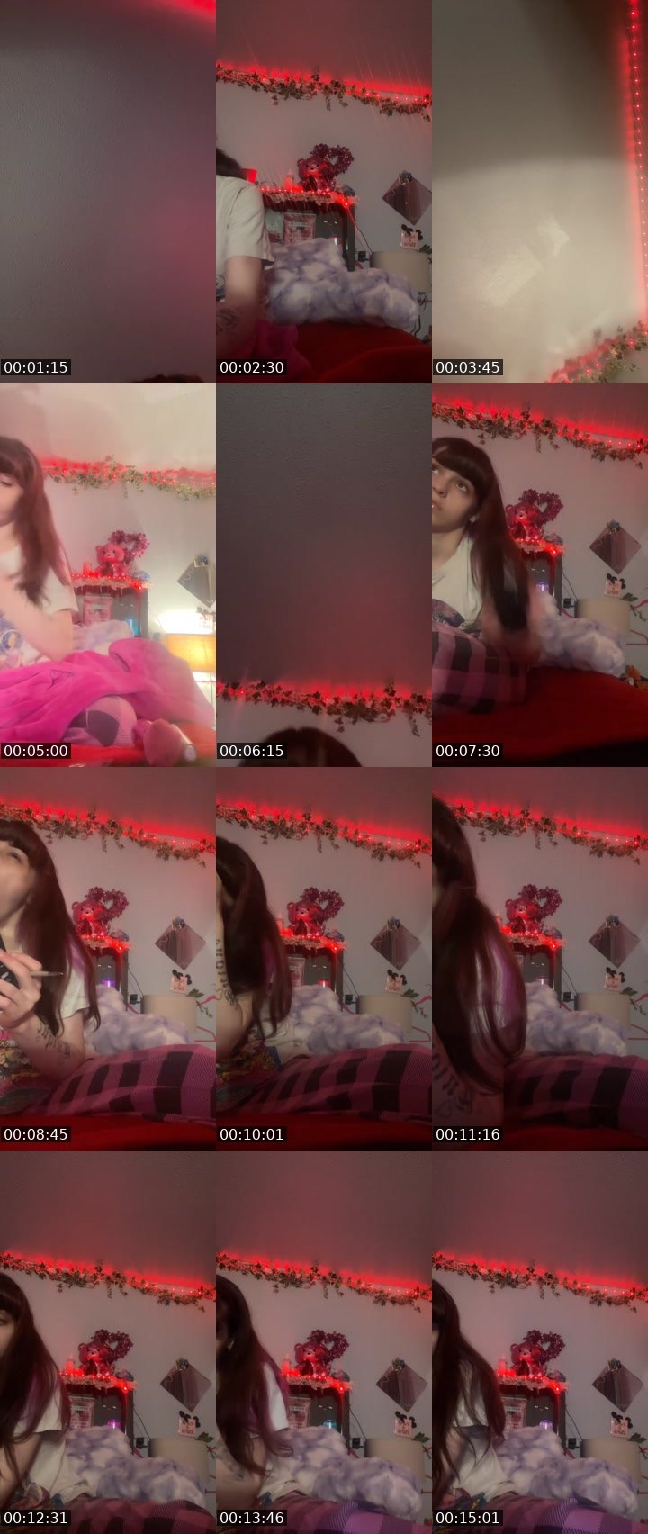 Contact-sheet preview of 𝕄𝕒𝕞𝕚𝕟𝕒𝕕𝕪𝕒♊︎'s Liveme recording