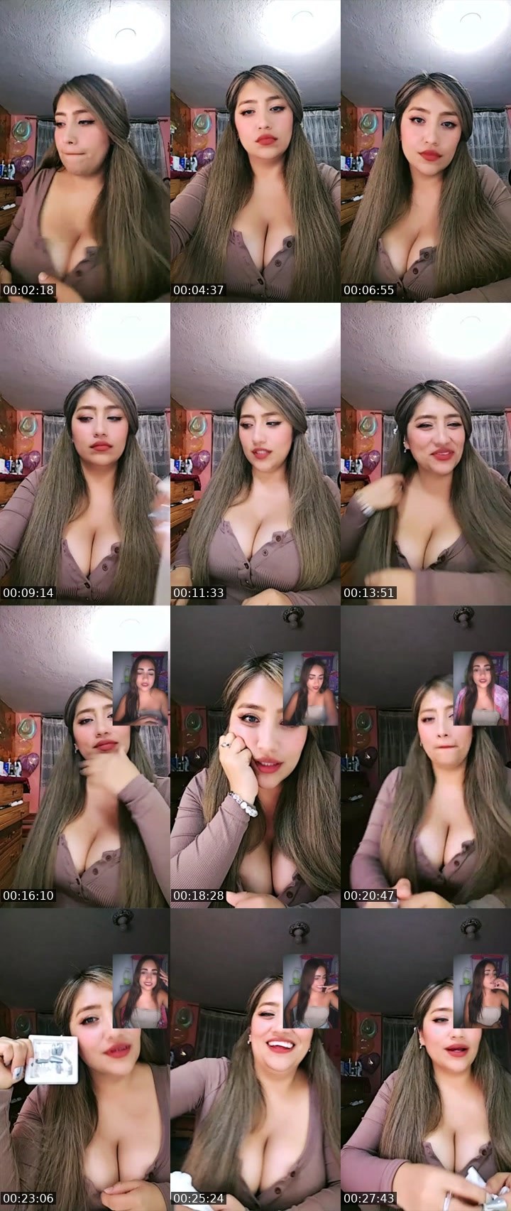 Contact-sheet preview of 🌐👻𝓓ulce🍒's Liveme recording