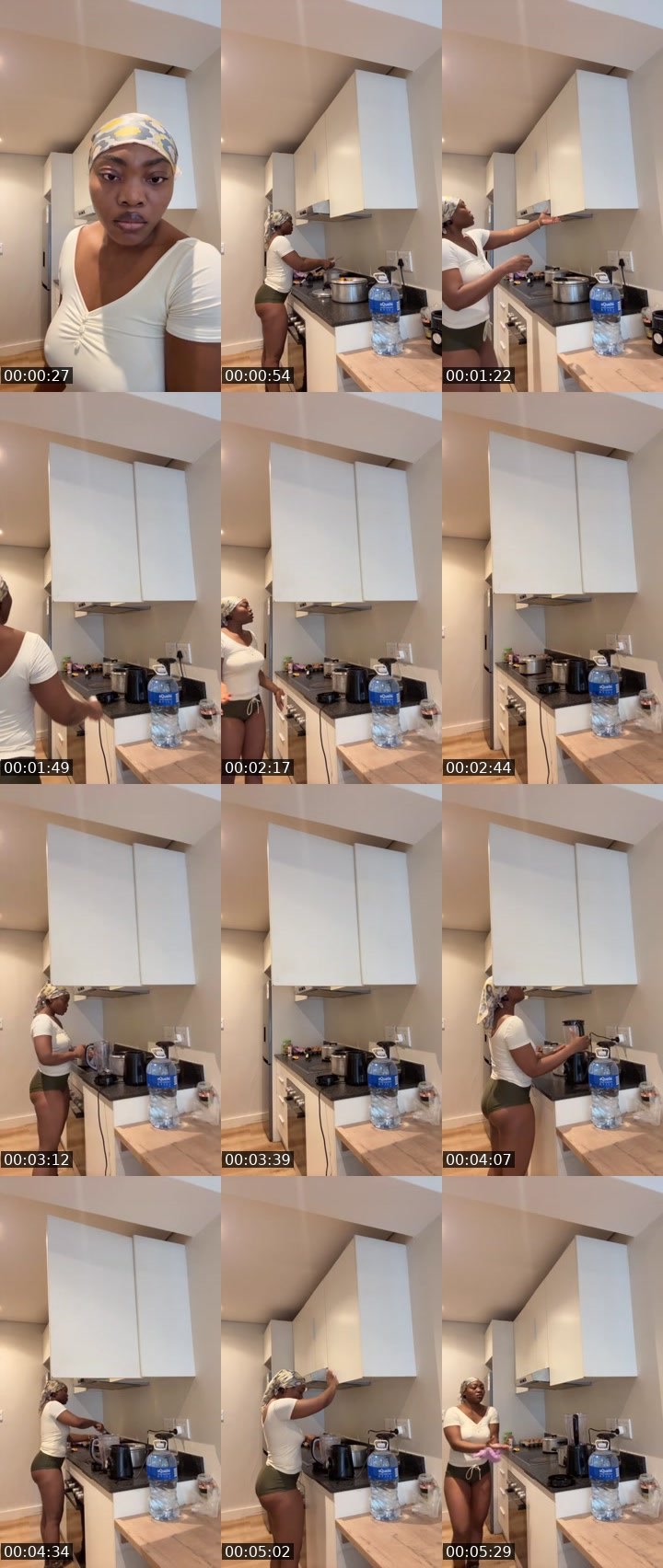 Contact-sheet preview of Sally🎀's Liveme recording