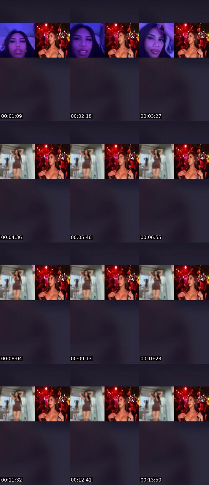 Contact-sheet preview of Hanni🫶🏻's Liveme recording