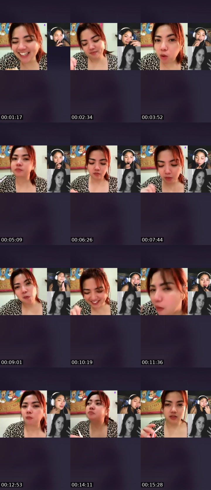 Contact-sheet preview of Inoj🌸's Liveme recording