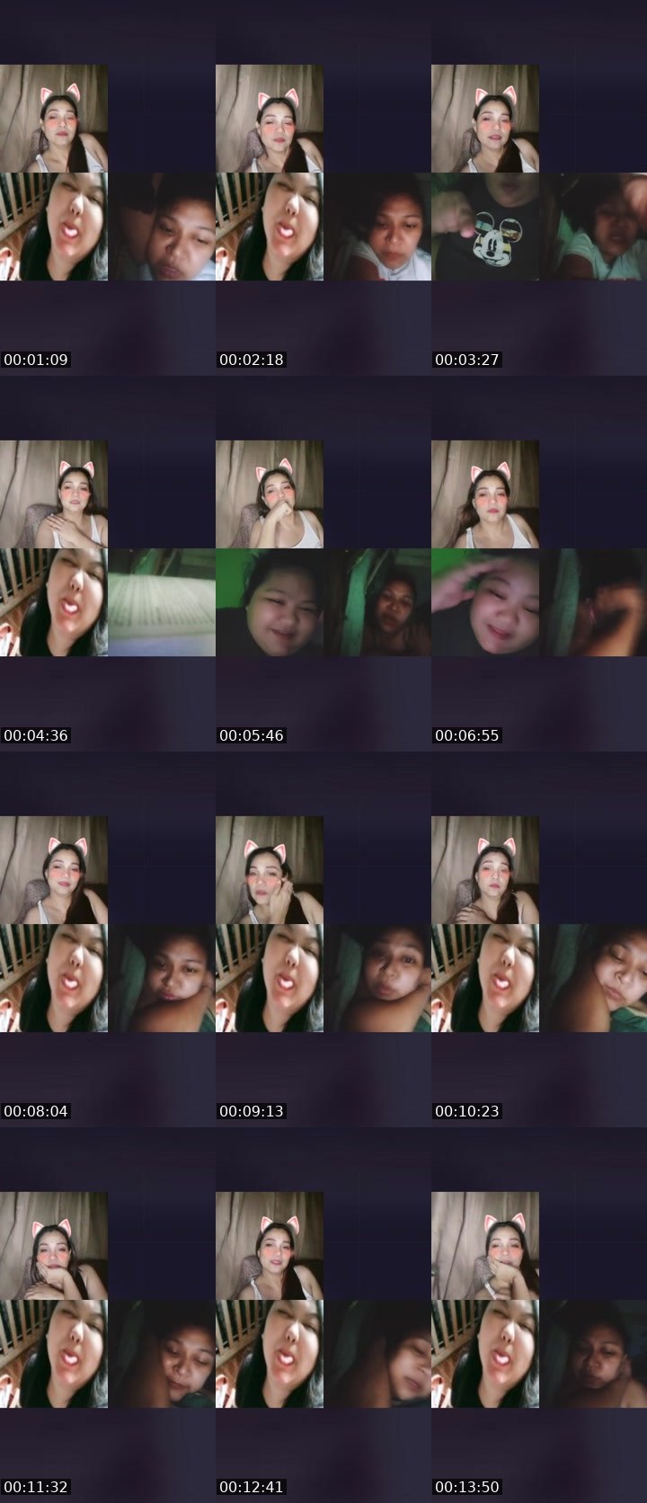 Contact-sheet preview of 👸♉Erica 🦋's Liveme recording