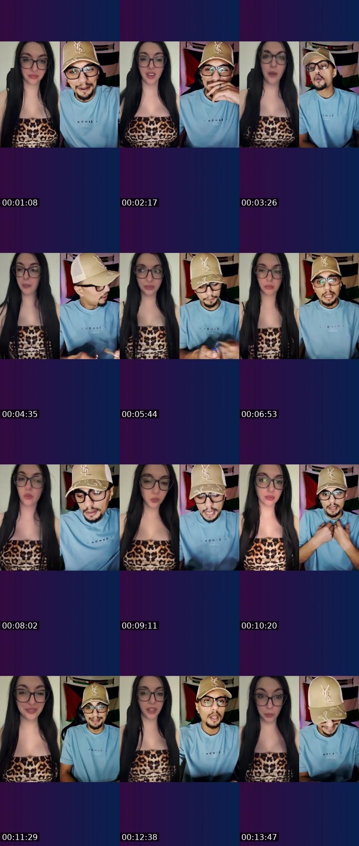 Contact-sheet preview of 💋Alena💋's Liveme recording