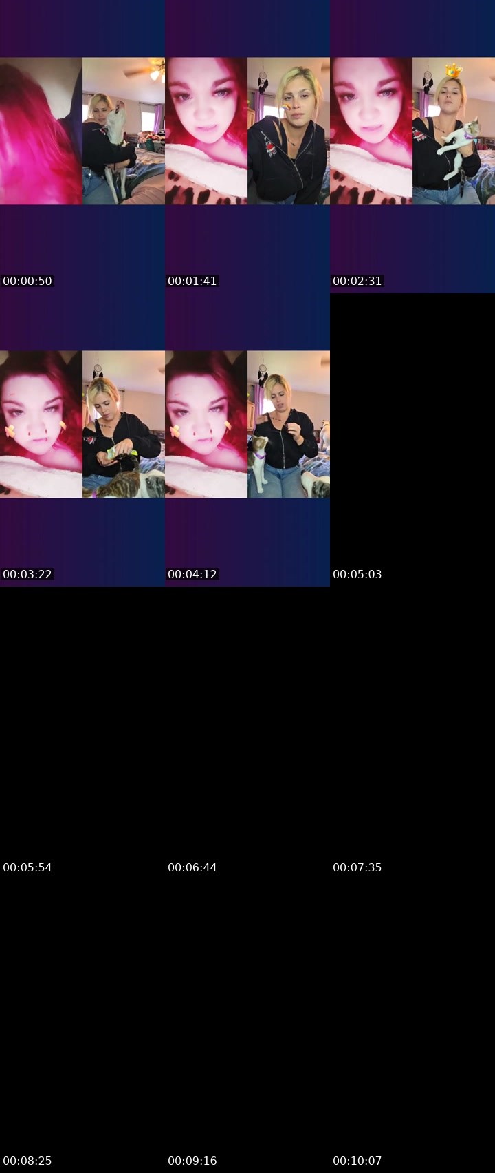 Contact-sheet preview of 🌐IamRushyiZM🌐's Liveme recording
