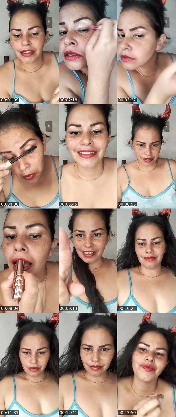 Contact-sheet preview of lisett👑's Liveme recording