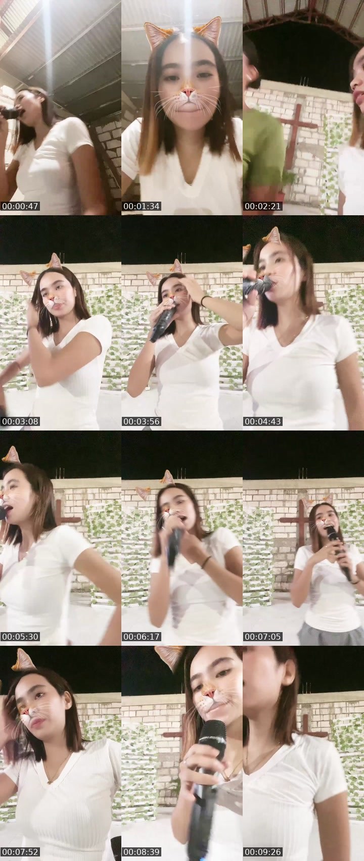 Contact-sheet preview of 👸Zeia🧚📚's Liveme recording