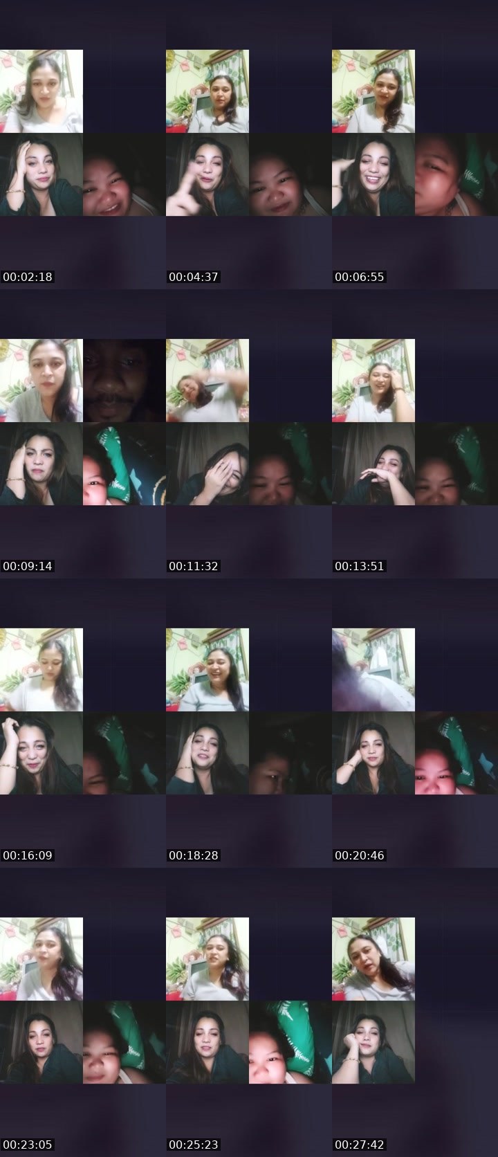 Contact-sheet preview of 👑Jherelyn🦢(NP)'s Liveme recording