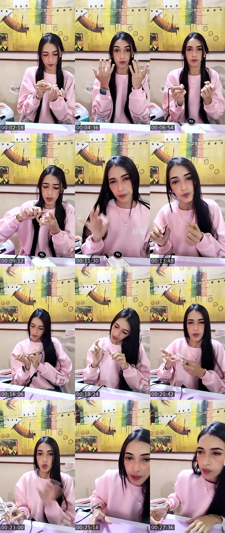Contact-sheet preview of yuliita's Liveme recording