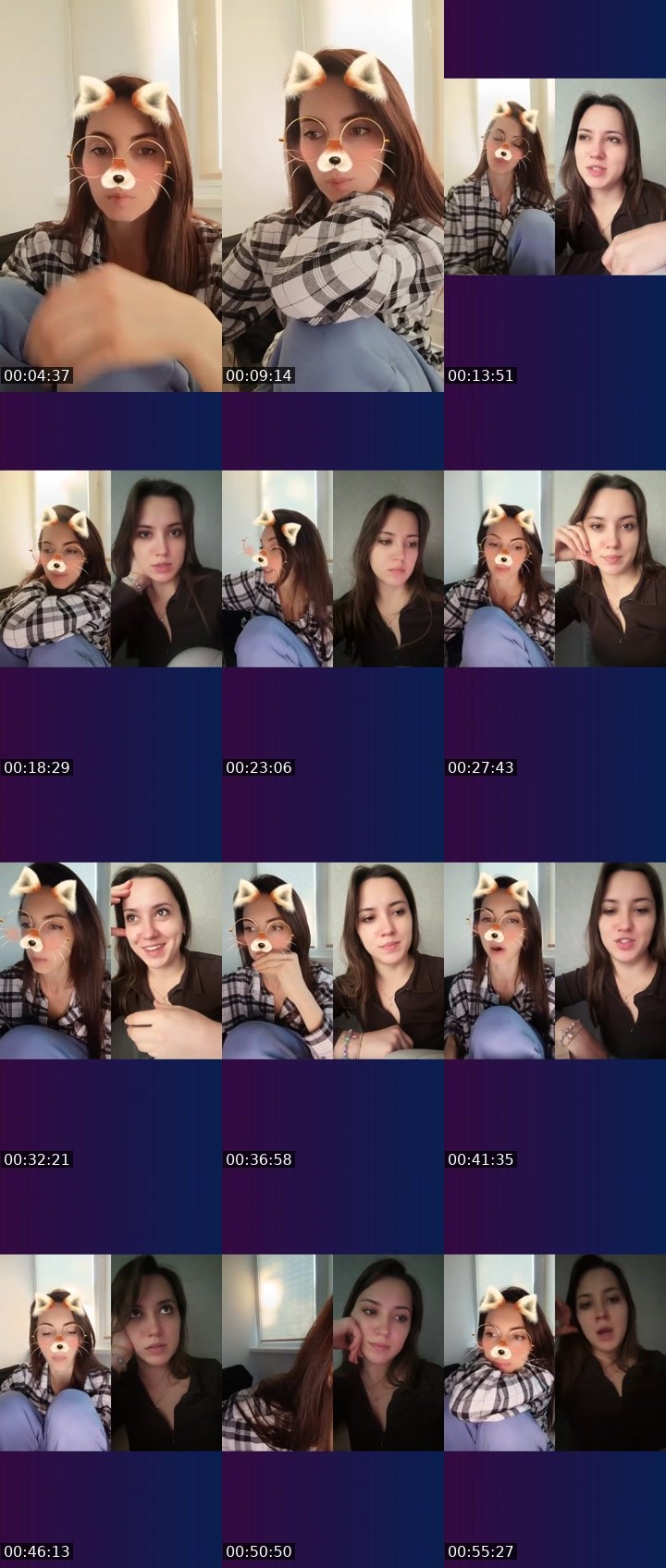 Contact-sheet preview of 6k💯Oly's Liveme recording