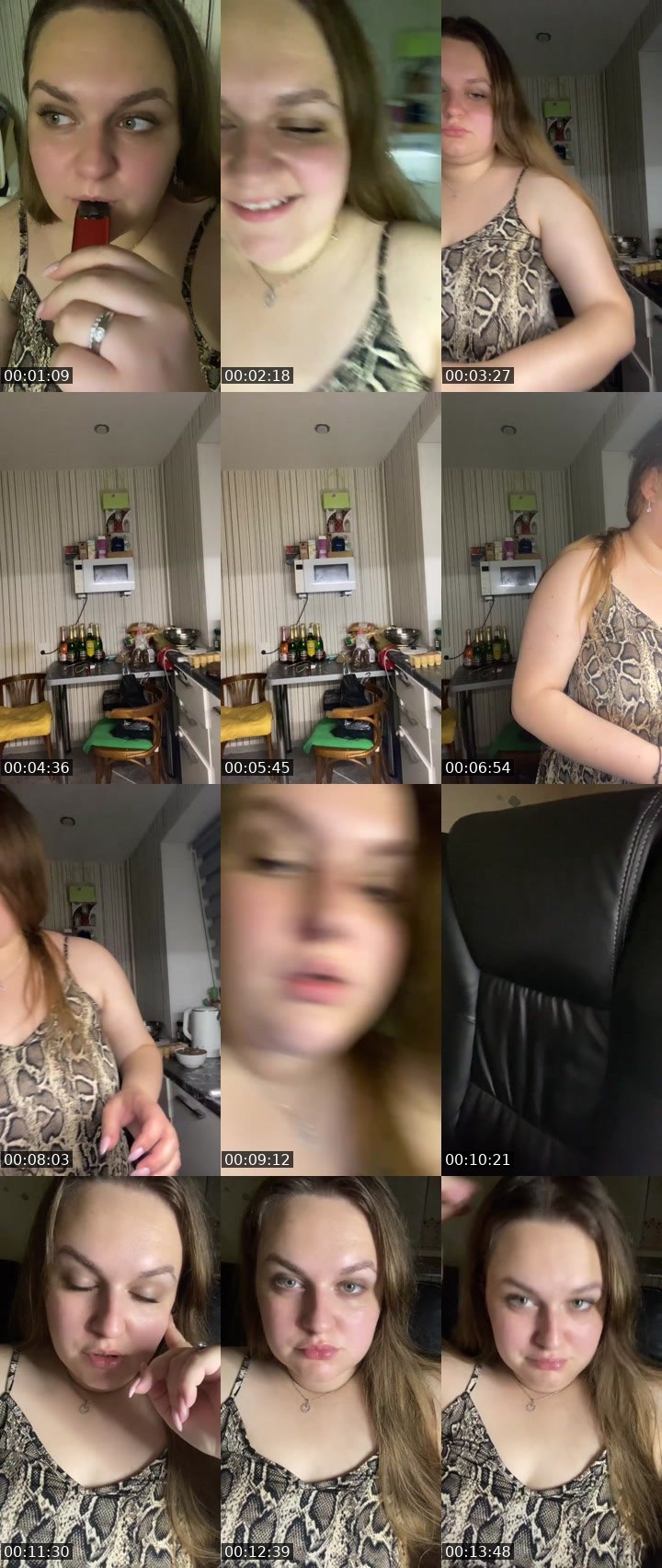 Contact-sheet preview of ✨ᒪᗩᑎᗩᒪIGᕼT✨'s Liveme recording