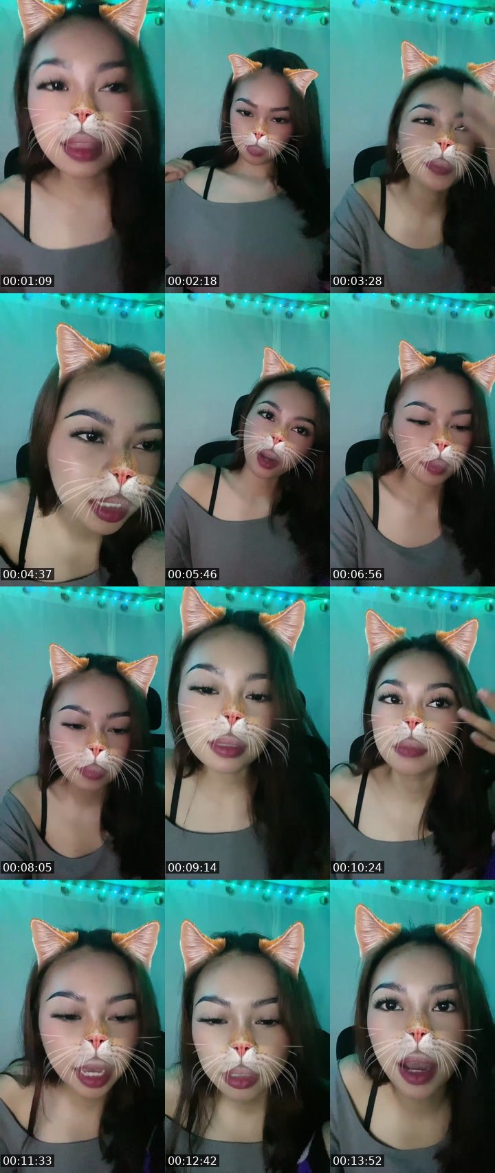 Contact-sheet preview of ㋡👸TWILIGHT🦄💋's Liveme recording