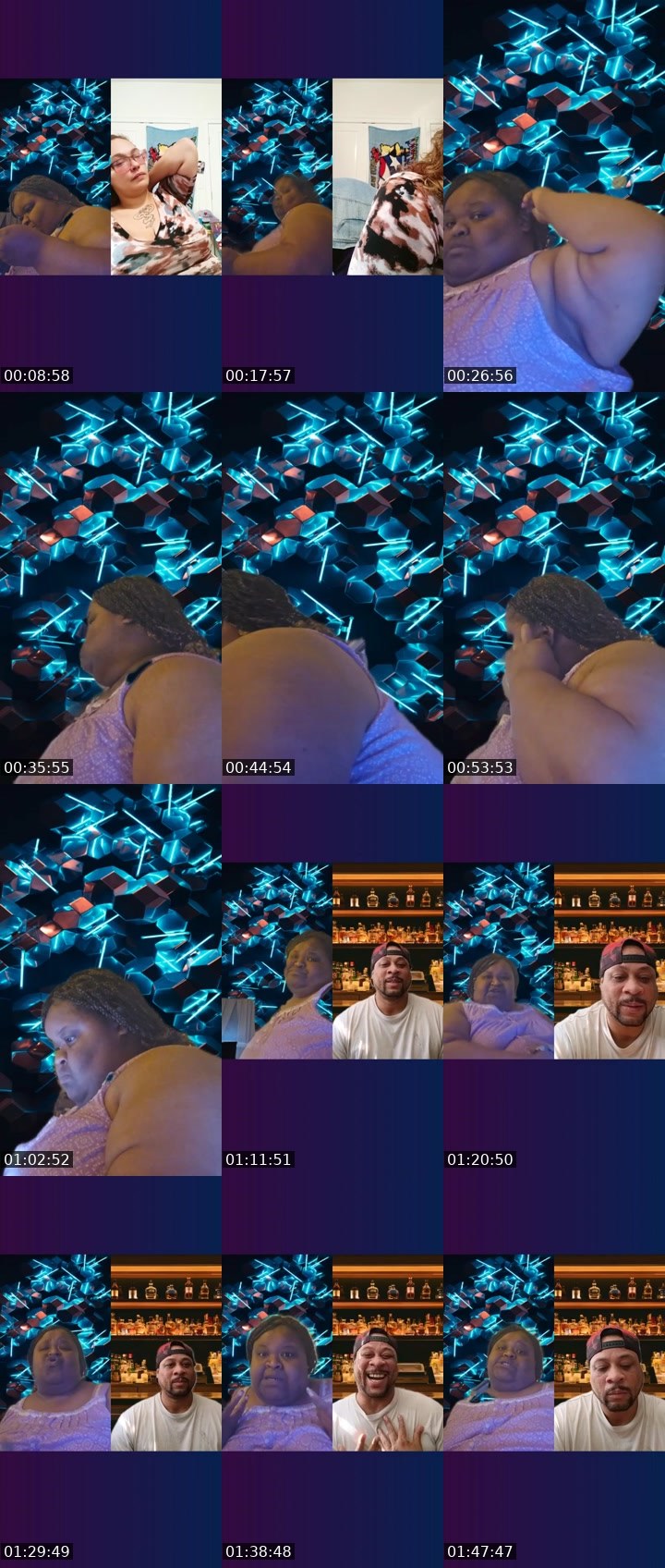 Contact-sheet preview of 👑💰Sasha🦦's Liveme recording