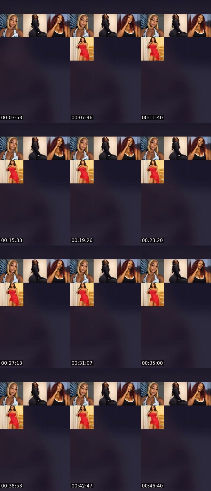Contact-sheet preview of 🪽𝚁𝚊𝚌𝚑𝚎𝚕ꨄ💔's Liveme recording
