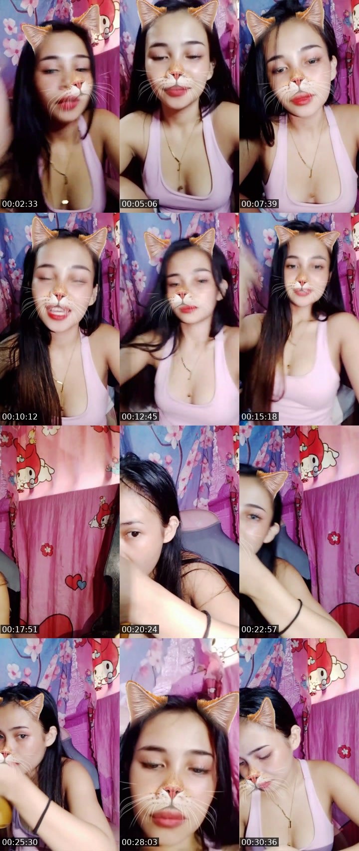 Contact-sheet preview of 2k👸Jess🦄's Liveme recording