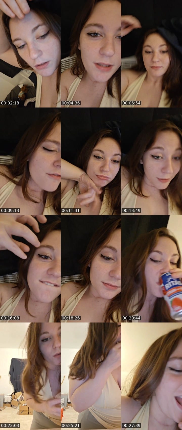 Contact-sheet preview of Brimble's Liveme recording