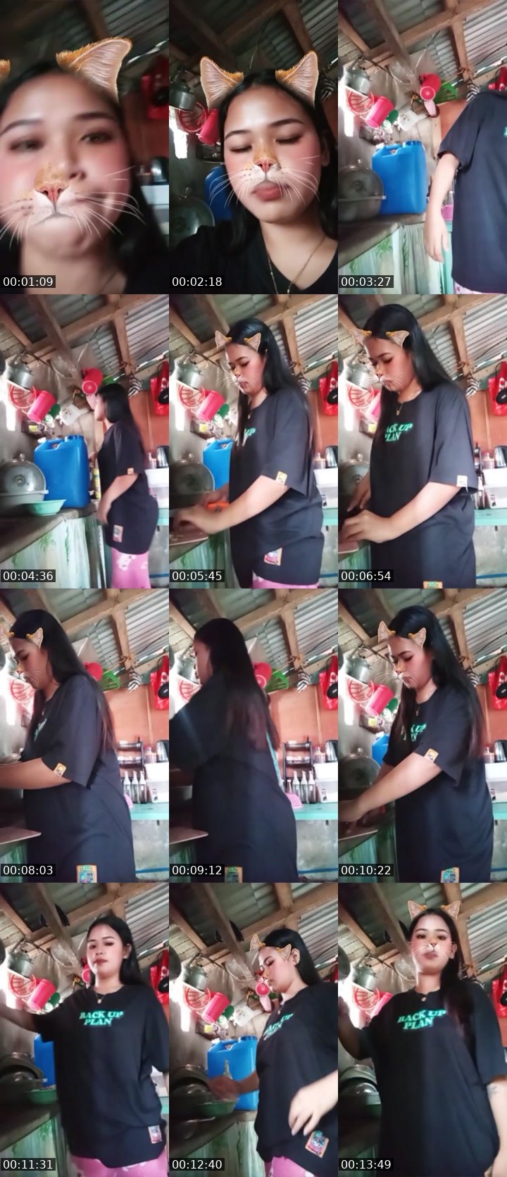 Contact-sheet preview of 11k🫅Nastya🦄's Liveme recording