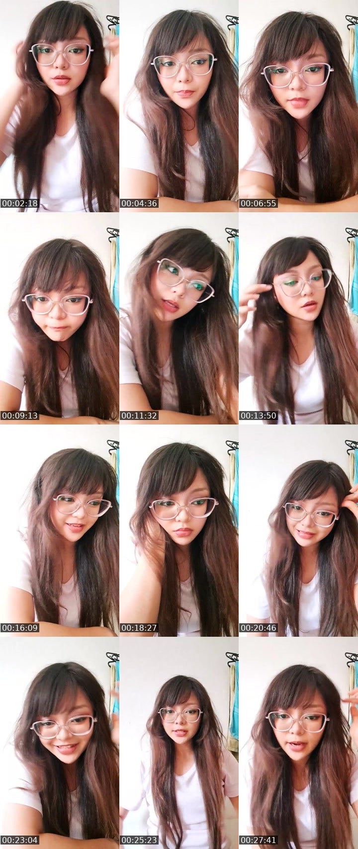 Contact-sheet preview of 👸charastelle 🔮's Liveme recording