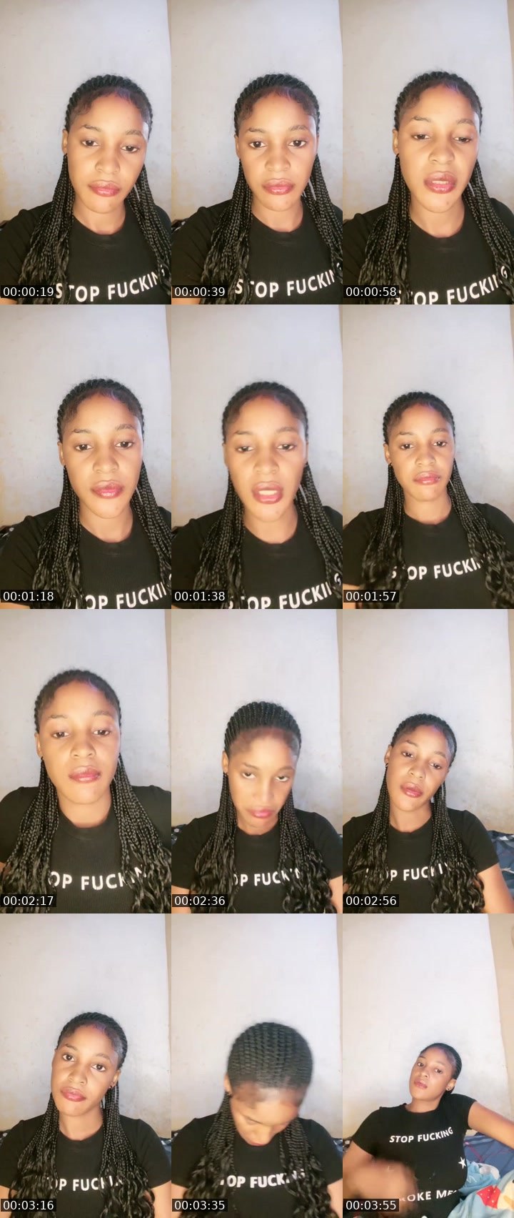 Contact-sheet preview of Pretty honey 🥹🤭🏦's Liveme recording