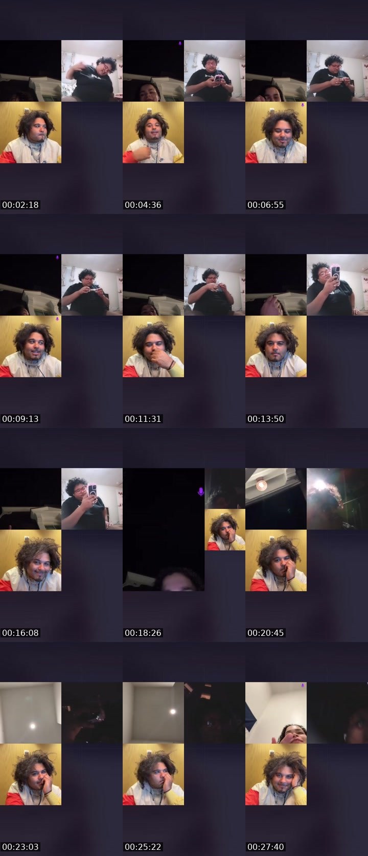 Contact-sheet preview of PrettynMouthy💋's Liveme recording