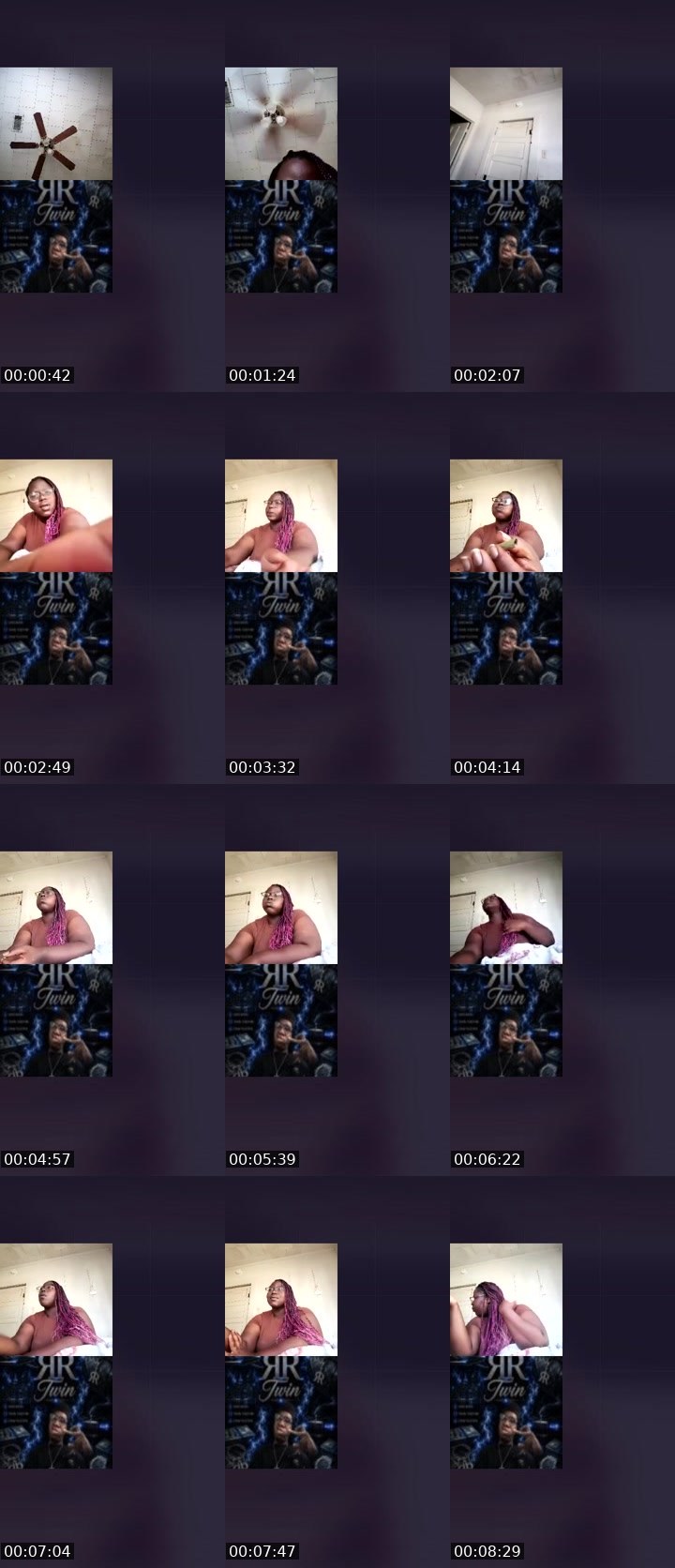 Contact-sheet preview of Diorè.Da.P's Liveme recording