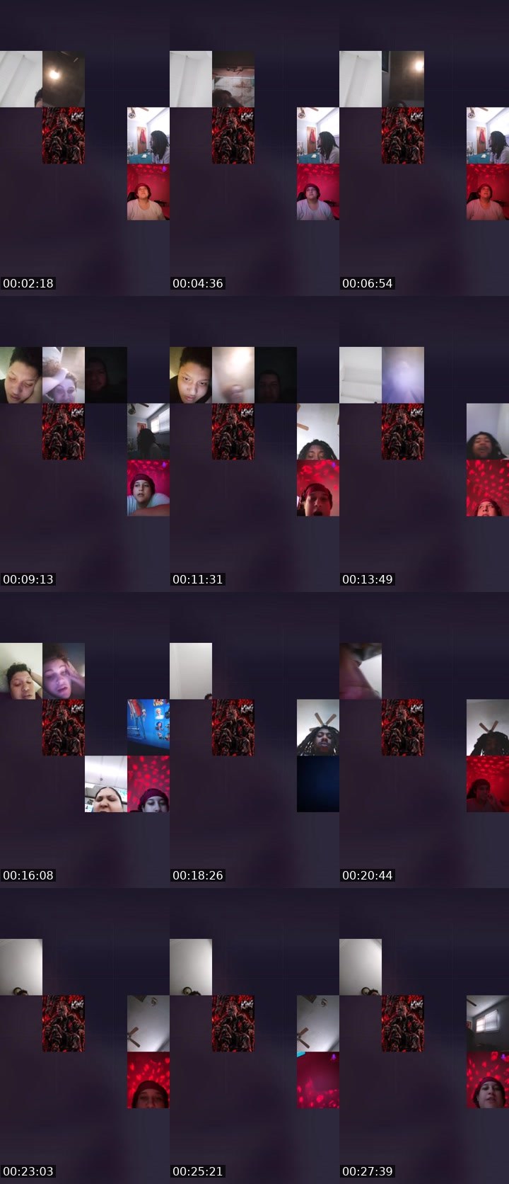 Contact-sheet preview of 🥶BTA🥶 Lily's Liveme recording
