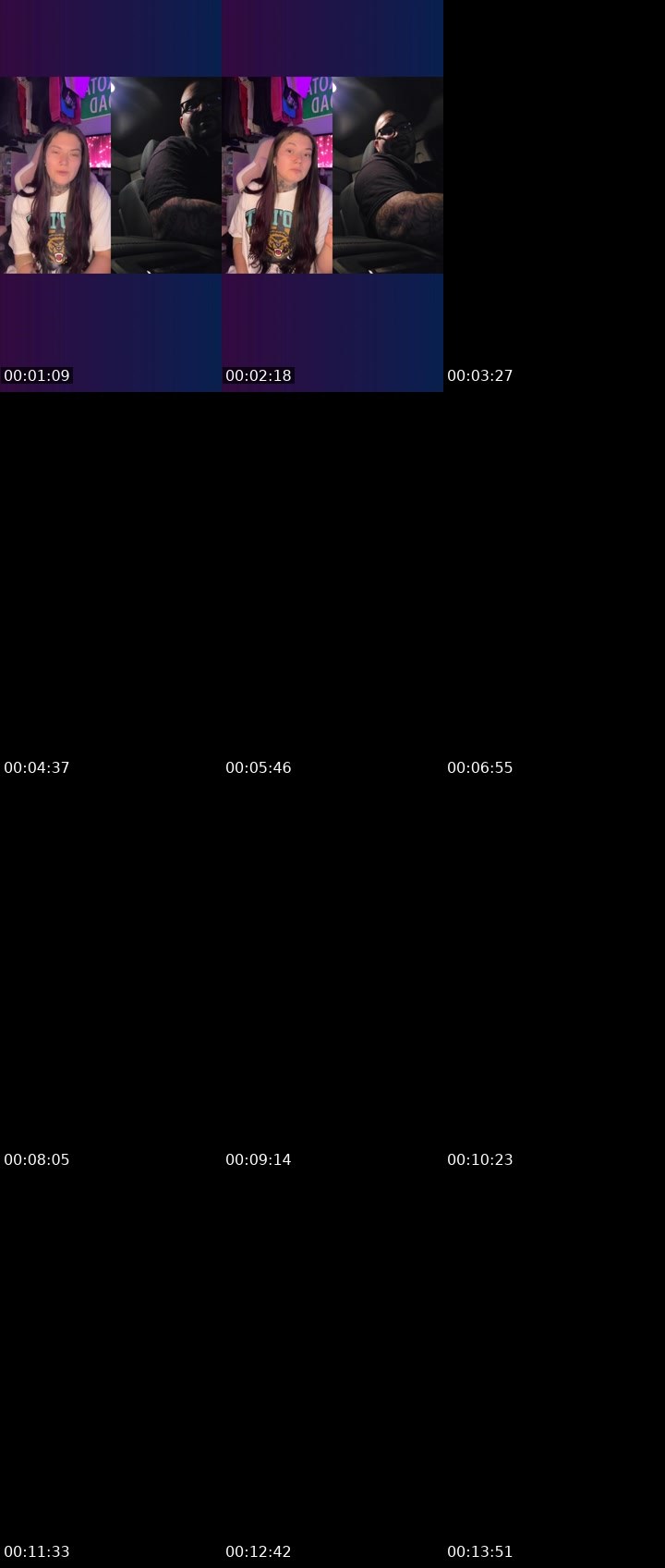 Contact-sheet preview of ✧ርᎧᗰᗴT🤍༞'s Liveme recording