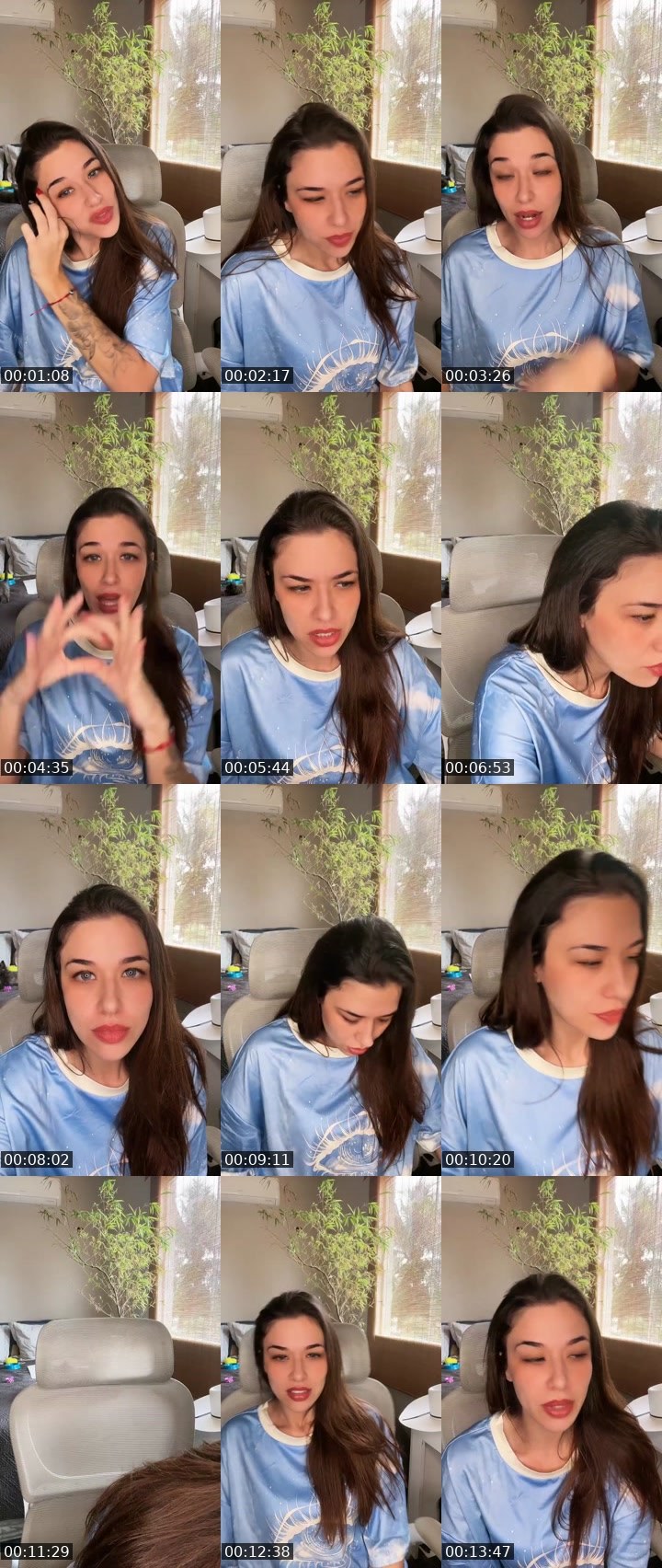 Contact-sheet preview of 🔥⃤Dallas🐺✨'s Liveme recording