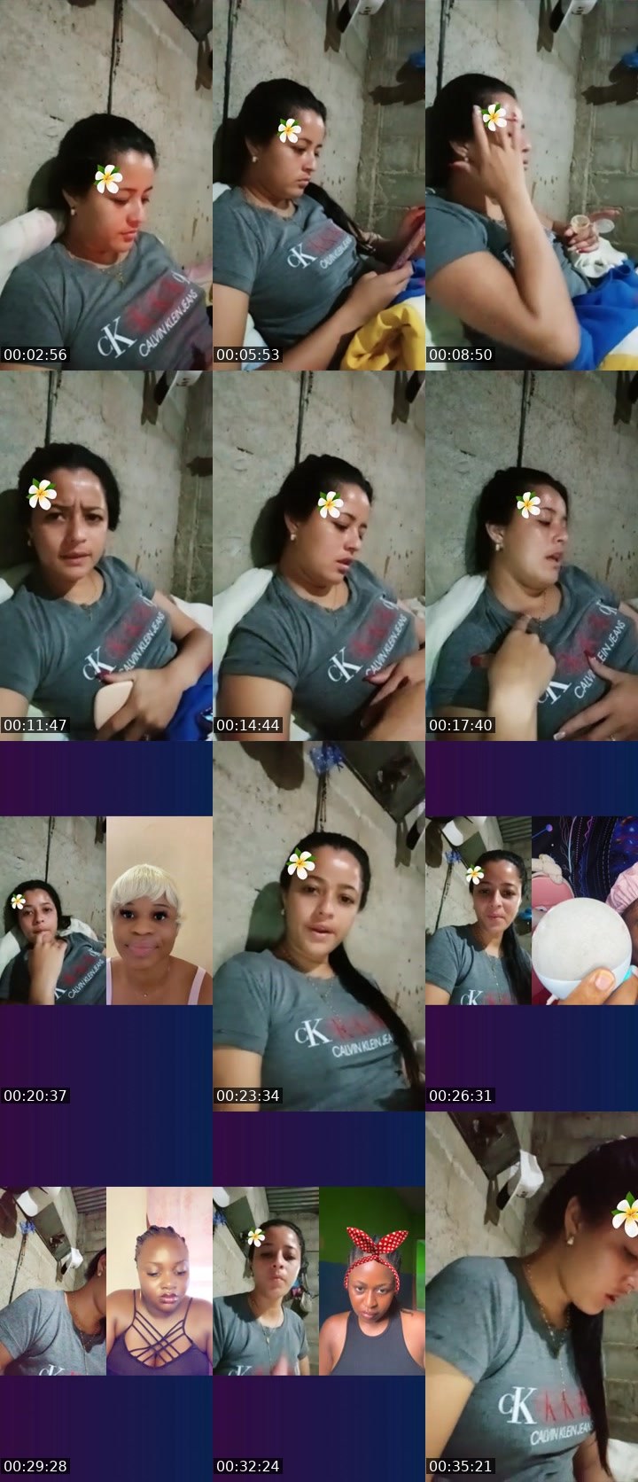 Contact-sheet preview of Karolina☁️'s Liveme recording