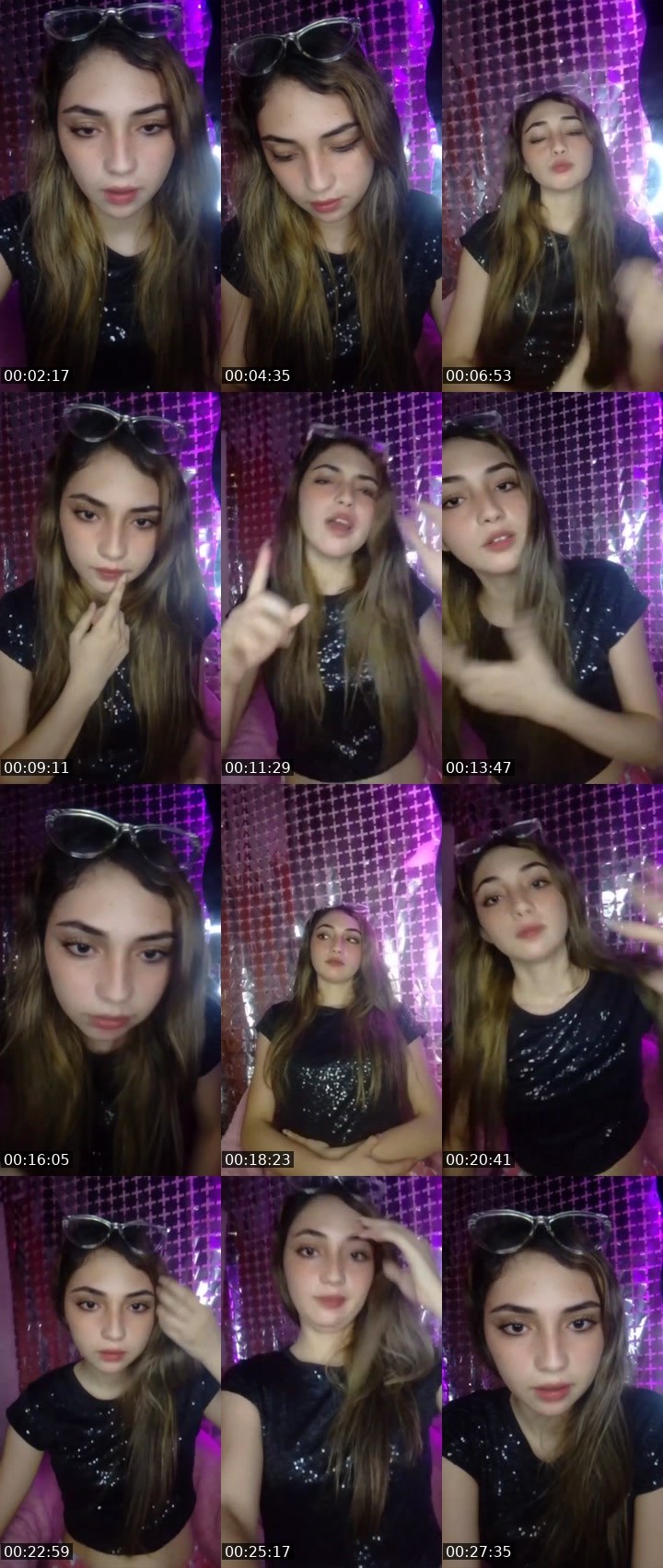 Contact-sheet preview of Afrodita👑's Liveme recording