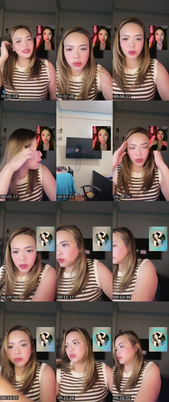 Contact-sheet preview of 🌶️👸🏻Slurphy🫧's Liveme recording