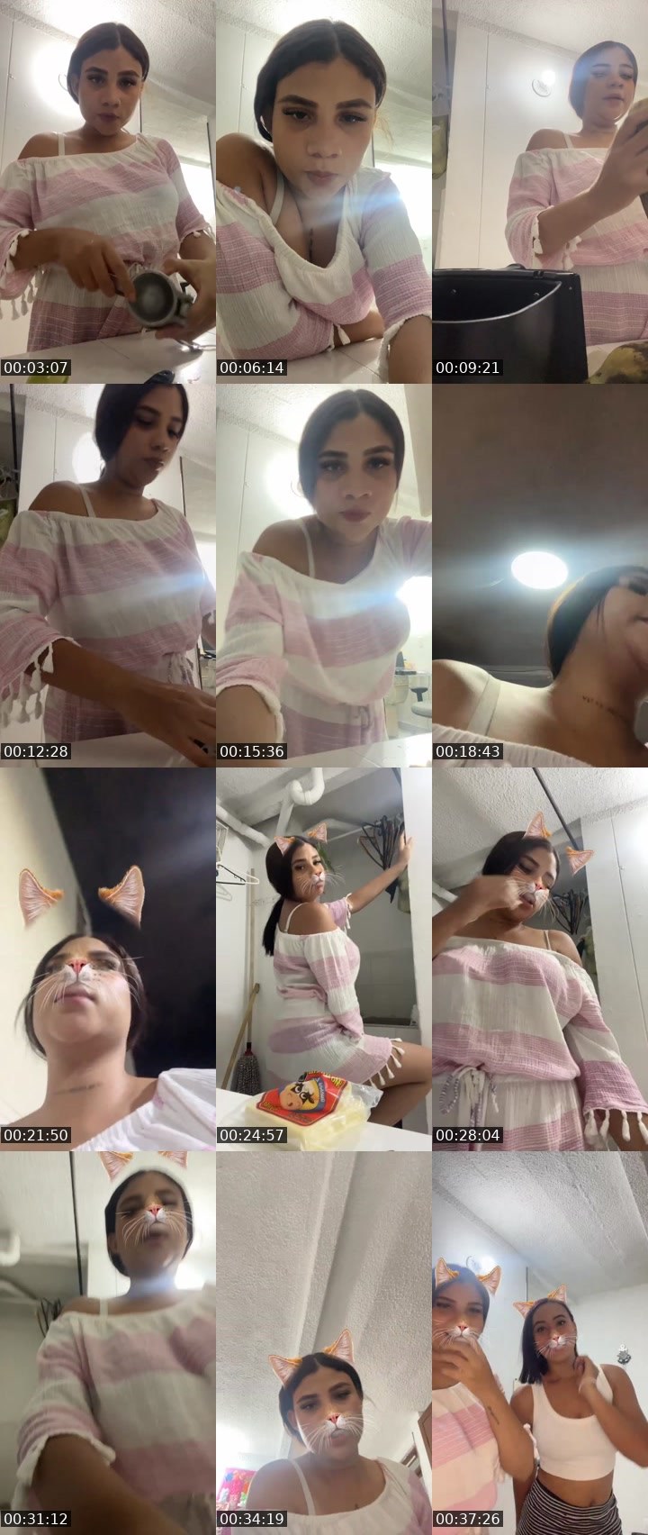 Contact-sheet preview of 🌐lizeth🎀 🌐's Liveme recording