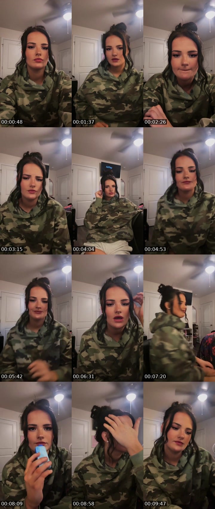 Contact-sheet preview of Queeffqueenn's Liveme recording