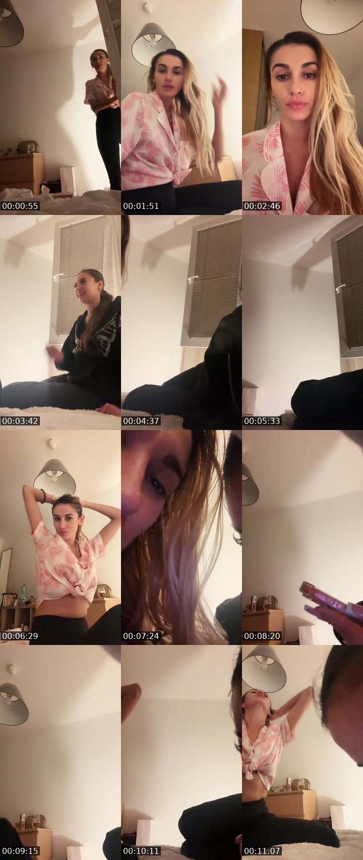 Contact-sheet preview of Viktoria💜🍒's Liveme recording