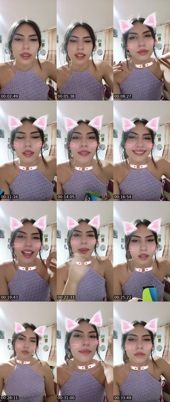Contact-sheet preview of 🦋💫 Mila_22's Liveme recording