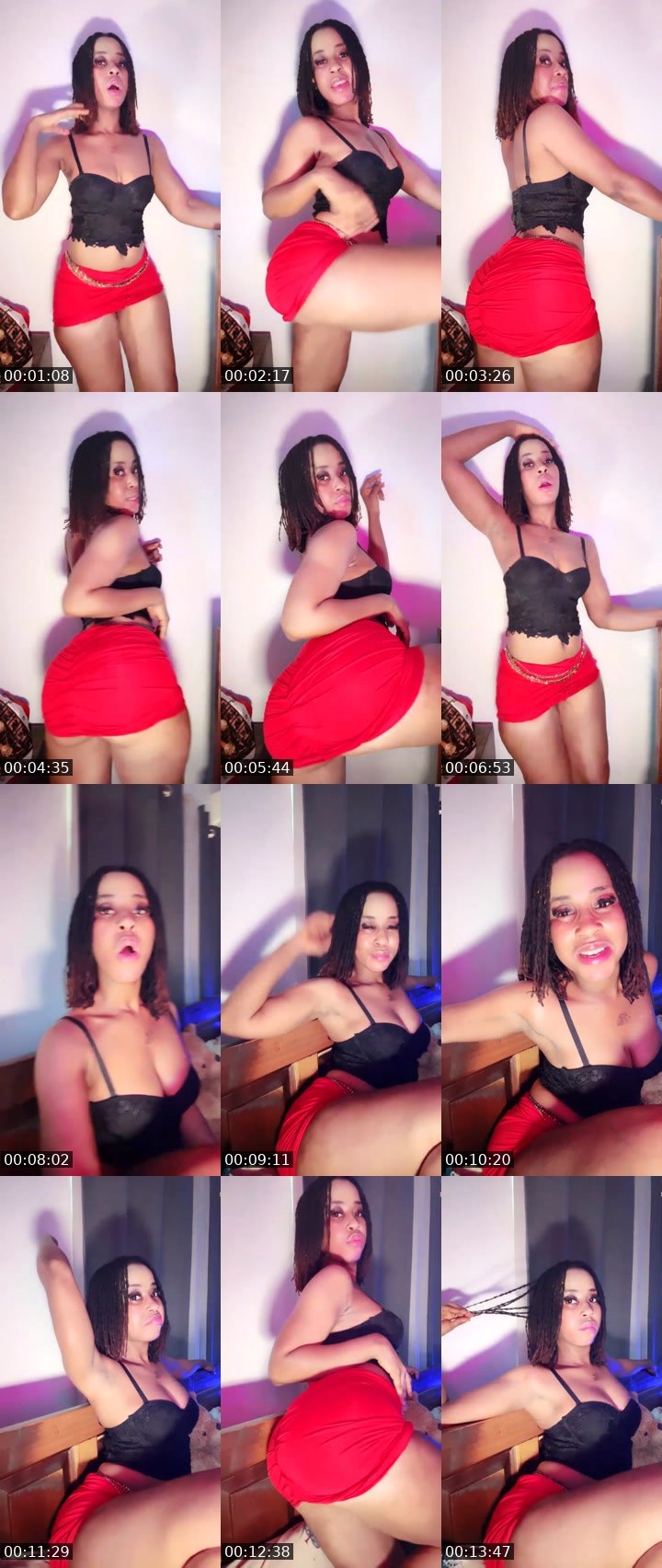 Contact-sheet preview of 🍑Curvy Goddess's Liveme recording