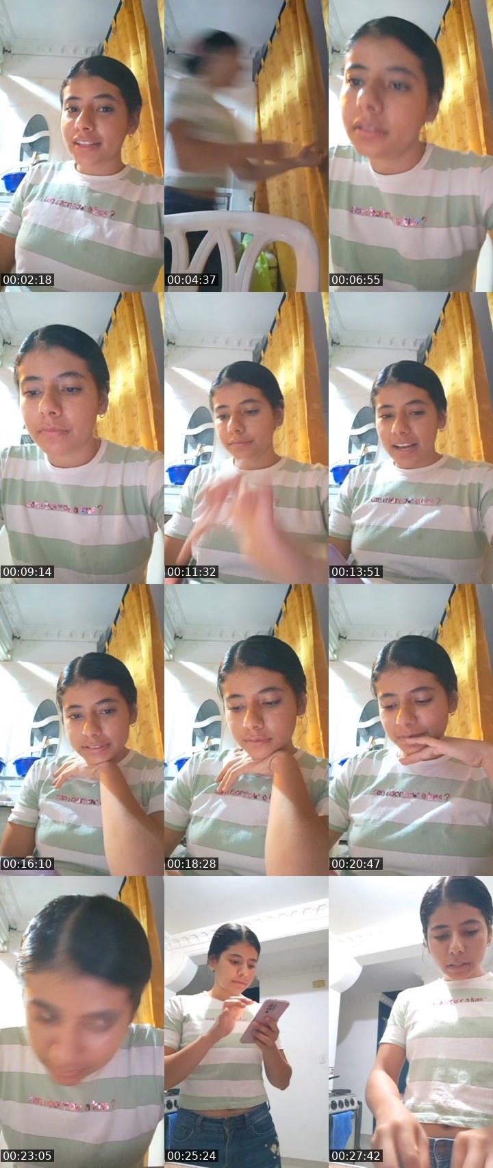 Contact-sheet preview of ☁️Estefi🎀🚜's Liveme recording
