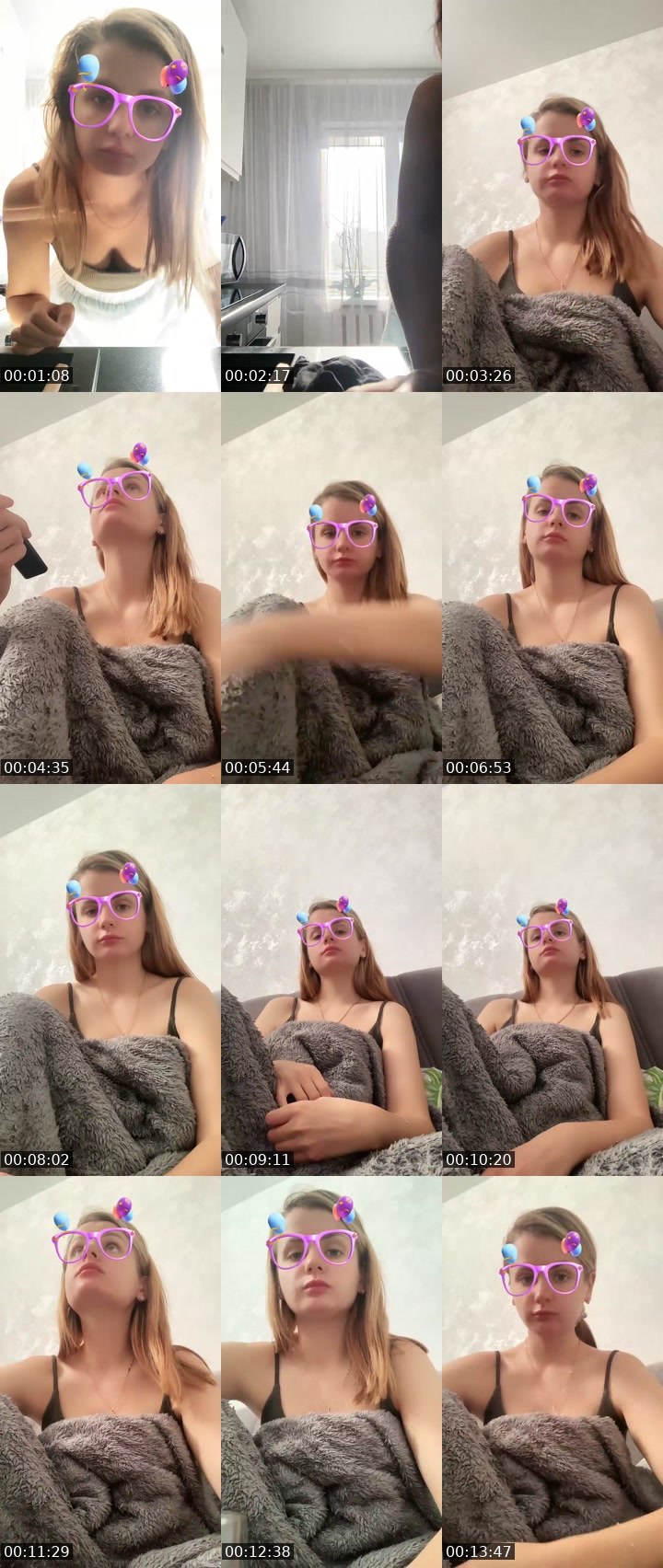 Contact-sheet preview of Еmili's Liveme recording
