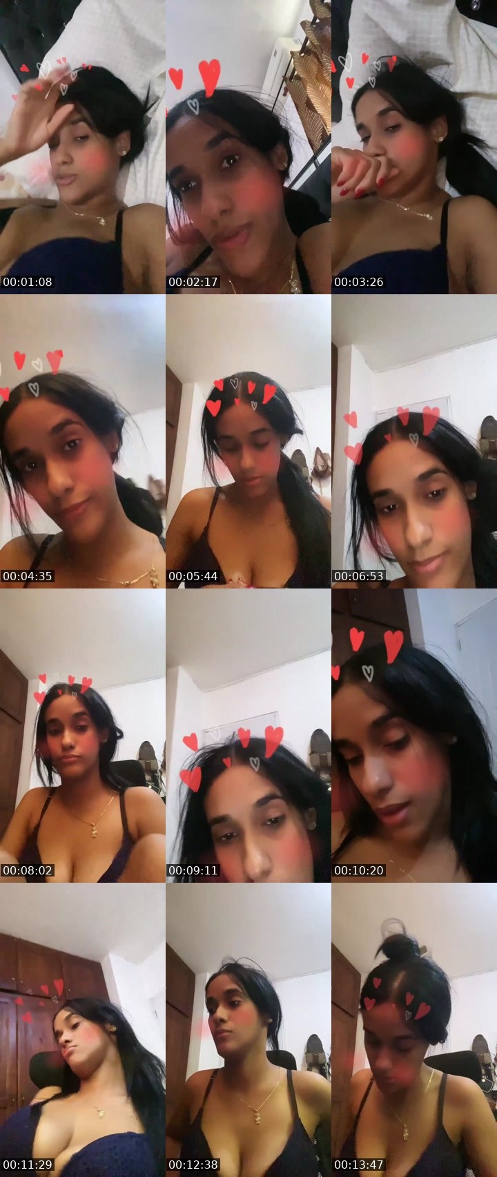 Contact-sheet preview of Estefania☘️🇩🇴's Liveme recording